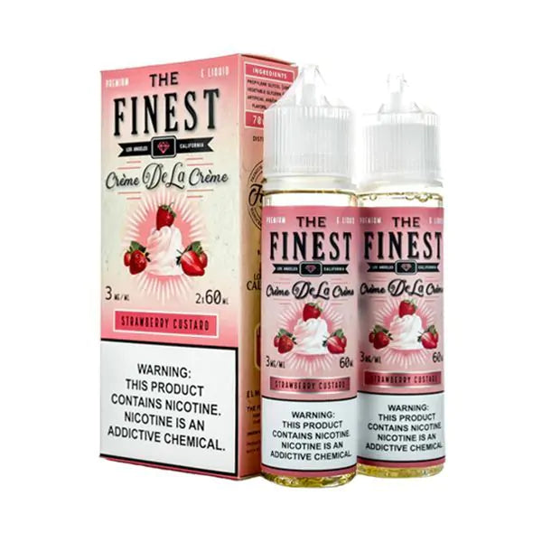 The Finest 2 Pack Strawberry Custard (2x60 mL) 03 mg
