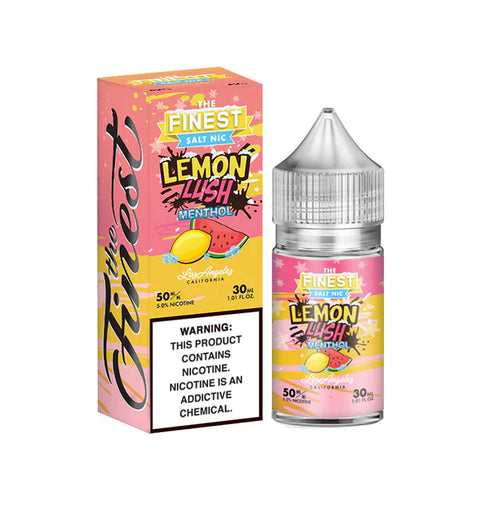 The Finest Salt DISCONTINUED Lemon Lush Menthol (Lemon Watermelon Gummy Candy) DISCONTINUED 30 mL 50 mg