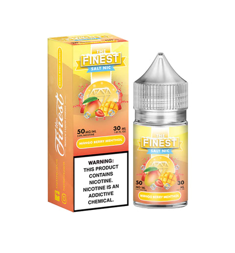 The Finest Salt DISCONTINUED Mango Berry Menthol (Mango Strawberry) DISCONTINUED 30 mL 50 mg