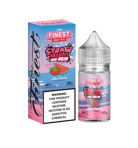 The Finest Salt DISCONTINUED Straw Melon Sour Belts (Strawberry Watermelon) DISCONTINUED 30 mL 30 mg