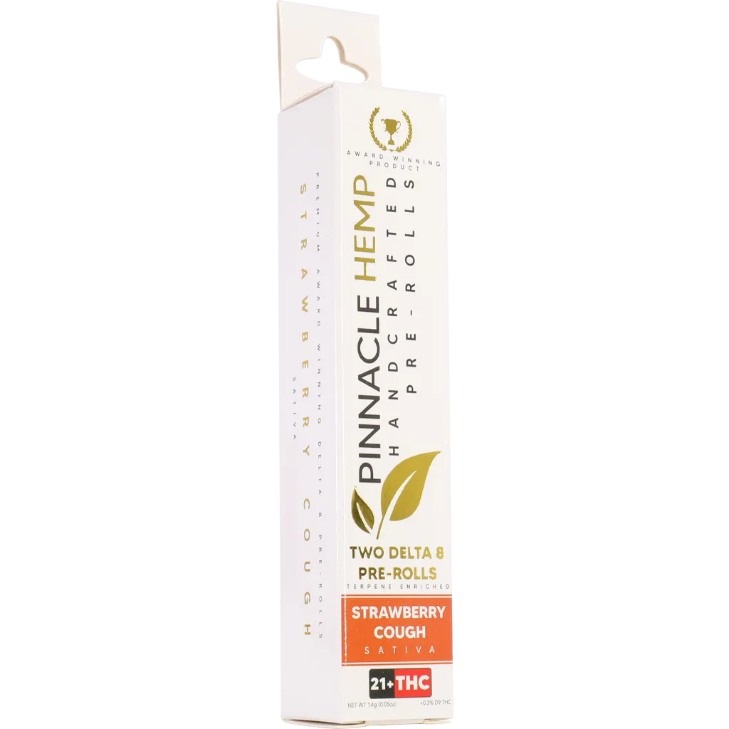 Pinnacle D8 PreRoll 2pk Strawberry Cough Sativa