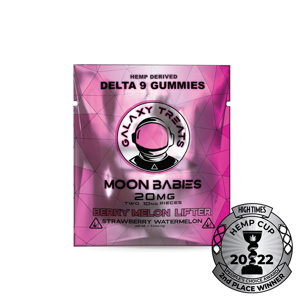 Galaxy Treats Moon Babies D9 Gummies 20mg Berry Melon Lifter