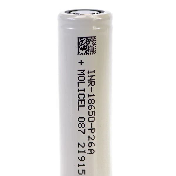 18650 Battery Molicel P26A 2600 mAh DISCONTINUED