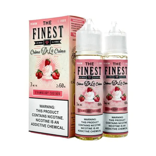 The Finest 2 Pack Strawberry Custard (2x60 mL) 03 mg DISCONTINUED