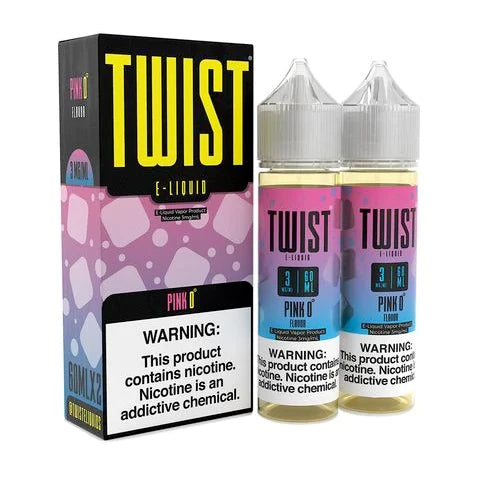 Twist 2 Pack Pink 0 Degrees (Iced Pink Lemonade) (2x60mL) 03mg DISCONTINUED