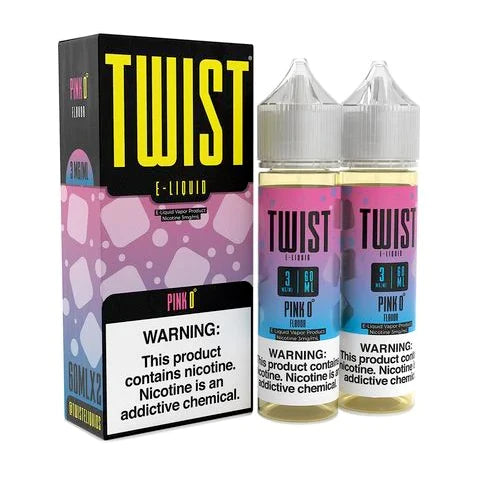 Twist 2 Pack DISCONTINUED Pink 0 Degrees (Iced Pink Lemonade) (2x60mL) 03mg