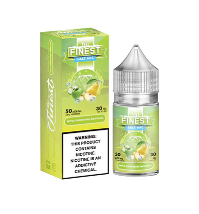 The Finest Salt Apple Pearadise Menthol (Apple Pear) DISCONTINUED 30 mL 30 mg