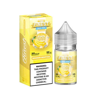 The Finest Salt Banana Menthol DISCONTINUED 30 mL 30 mg