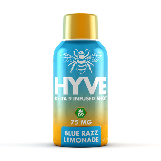 Hyve 75mg D9 Infused Shot Blue Razz Lemonade