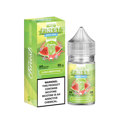 The Finest Salt Lemon Lush Menthol (Lemon Watermelon Gummy Candy) 30 mL 30 mg