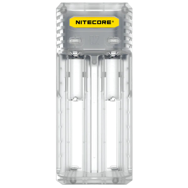 Nitecore Q2 Charger 2 Bay Clear  DISCONTINUED