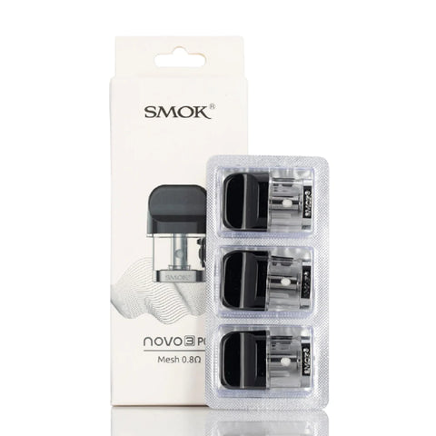 SMOK Novo 3 Pod .8 Mesh - 3 Pack - Peg 77