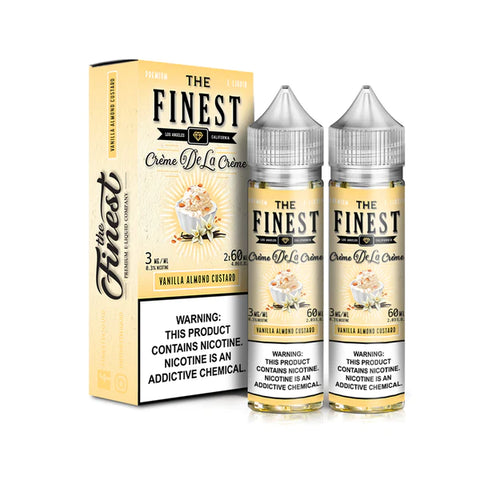 The Finest 2 Pack Vanilla Almond Custard (2x60 mL) 06 mg DISCONTINUED