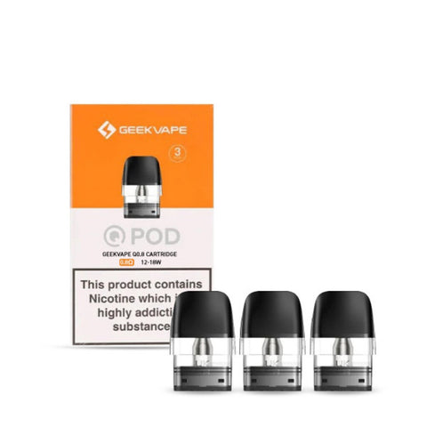 S/O - GeekVape Q Cartridge 0.8 - 3 Pack