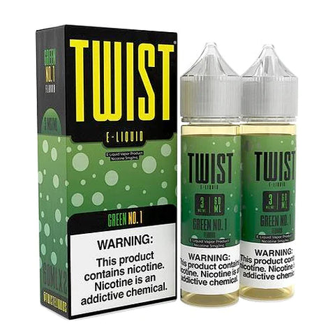 Twist 2 Pack DISCONTINUED Green No 1 (Honeydew Melon Candy) (2x60mL) 06mg