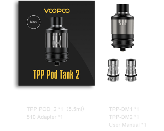 VooPoo TPP Pod Tank 2  Silver